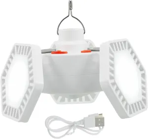 Flexible Solar Tent Lighting Night Market Lamp for Hiking USB Rechargeable Outdoor Led Light