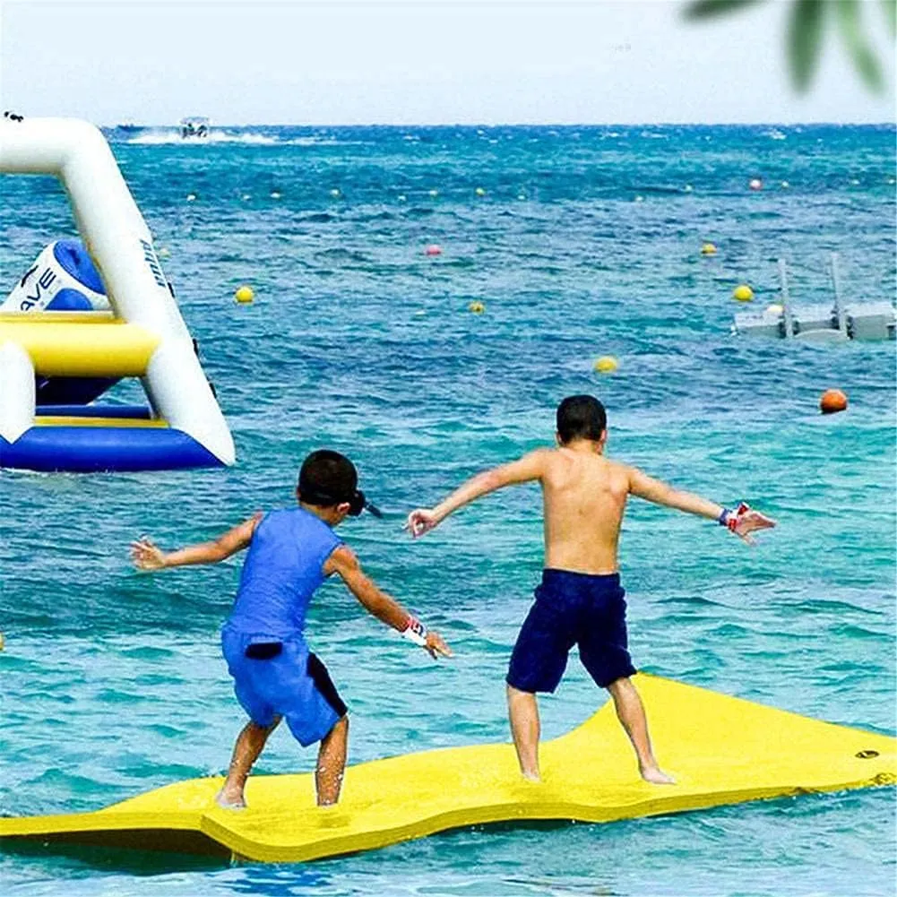 Floating Water Mat for Beach, Lake, Pool - Tear-Resistant XPE Foam, Large Float Pad to Relax and Have Fun