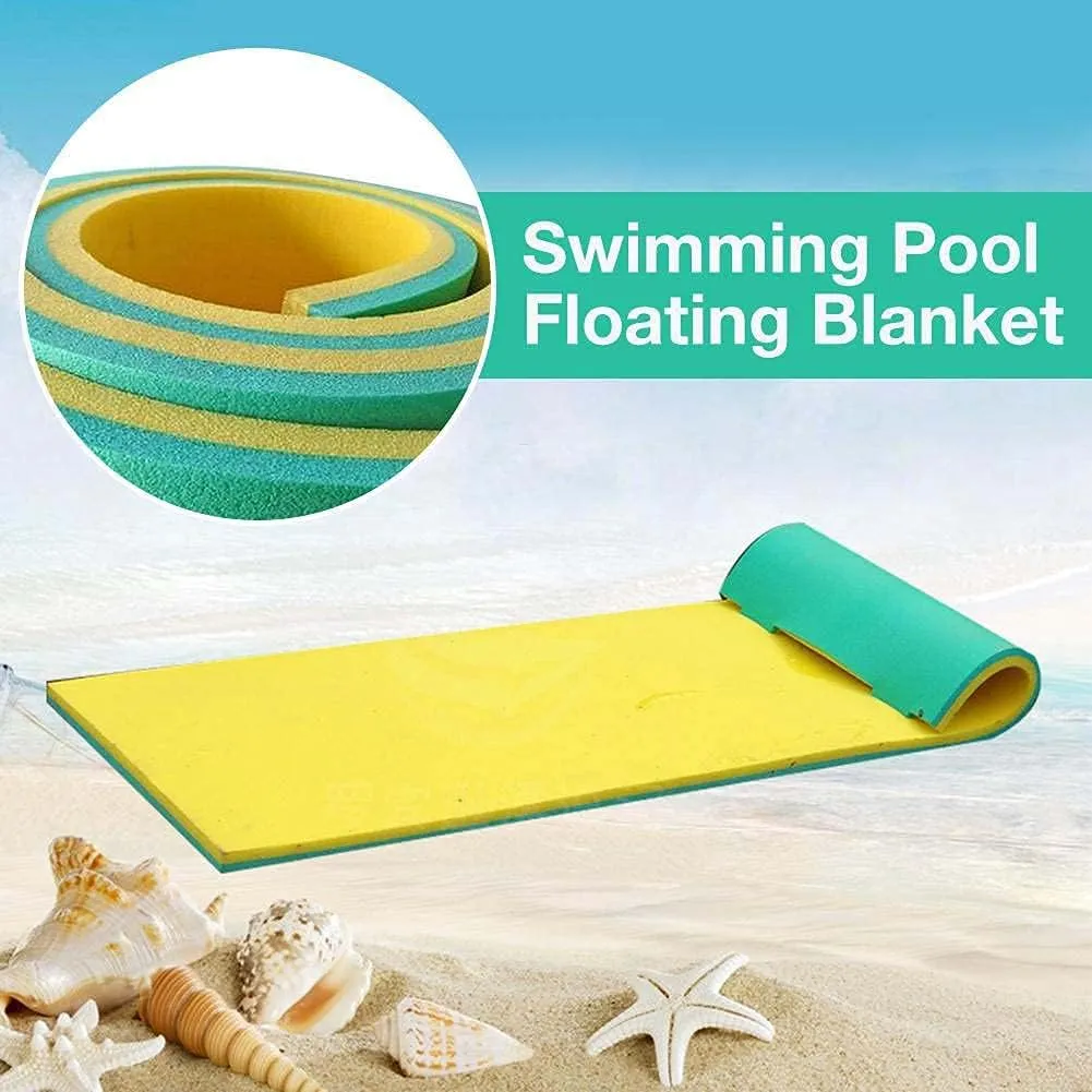Floating Water Mat for Beach, Lake, Pool - Tear-Resistant XPE Foam, Large Float Pad to Relax and Have Fun