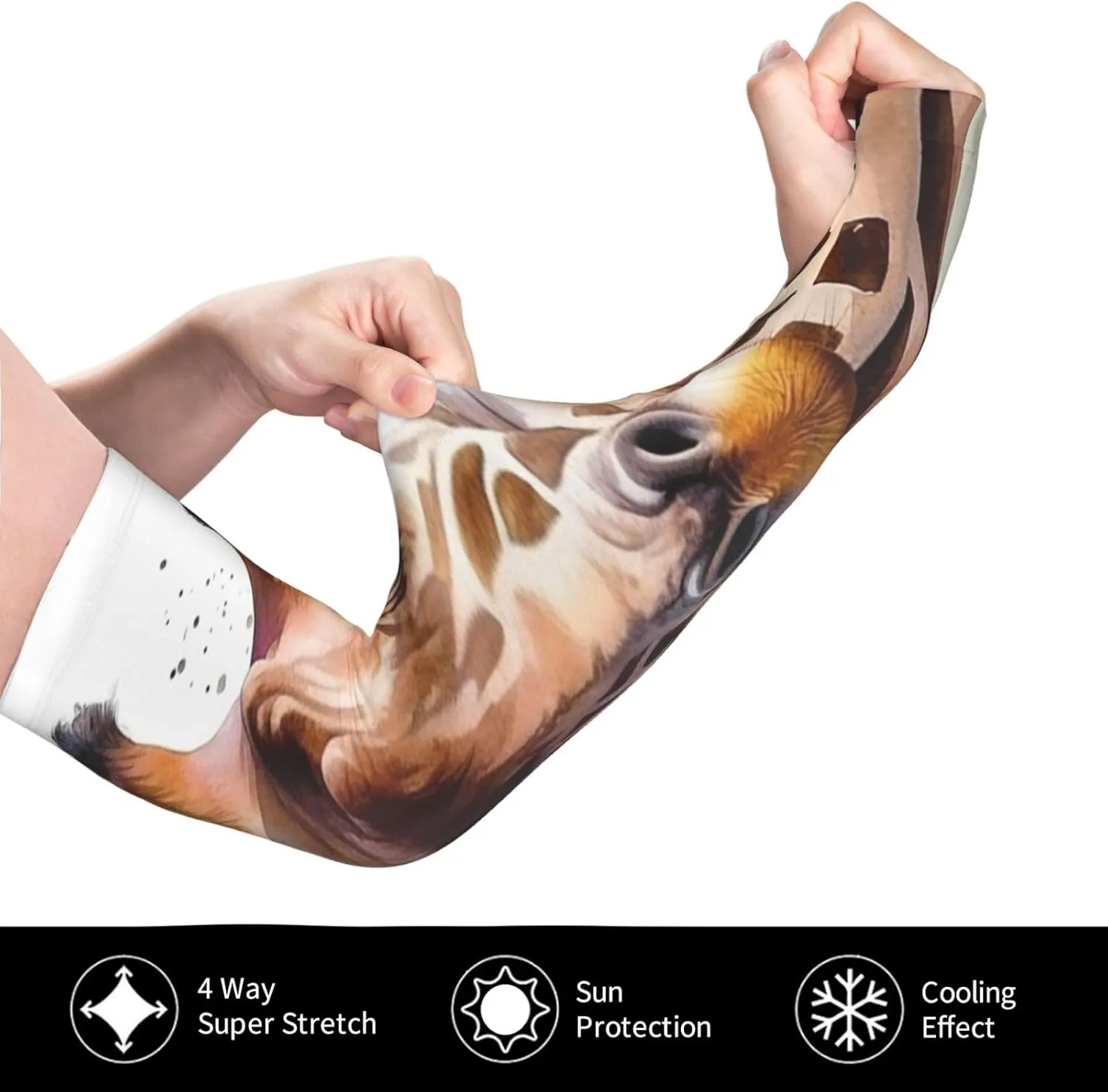 Flower and Tree Arm Sleeves for Men Women Cooling Sleeves Compression Arm Sleeve UV Blocking Protection Sleeve