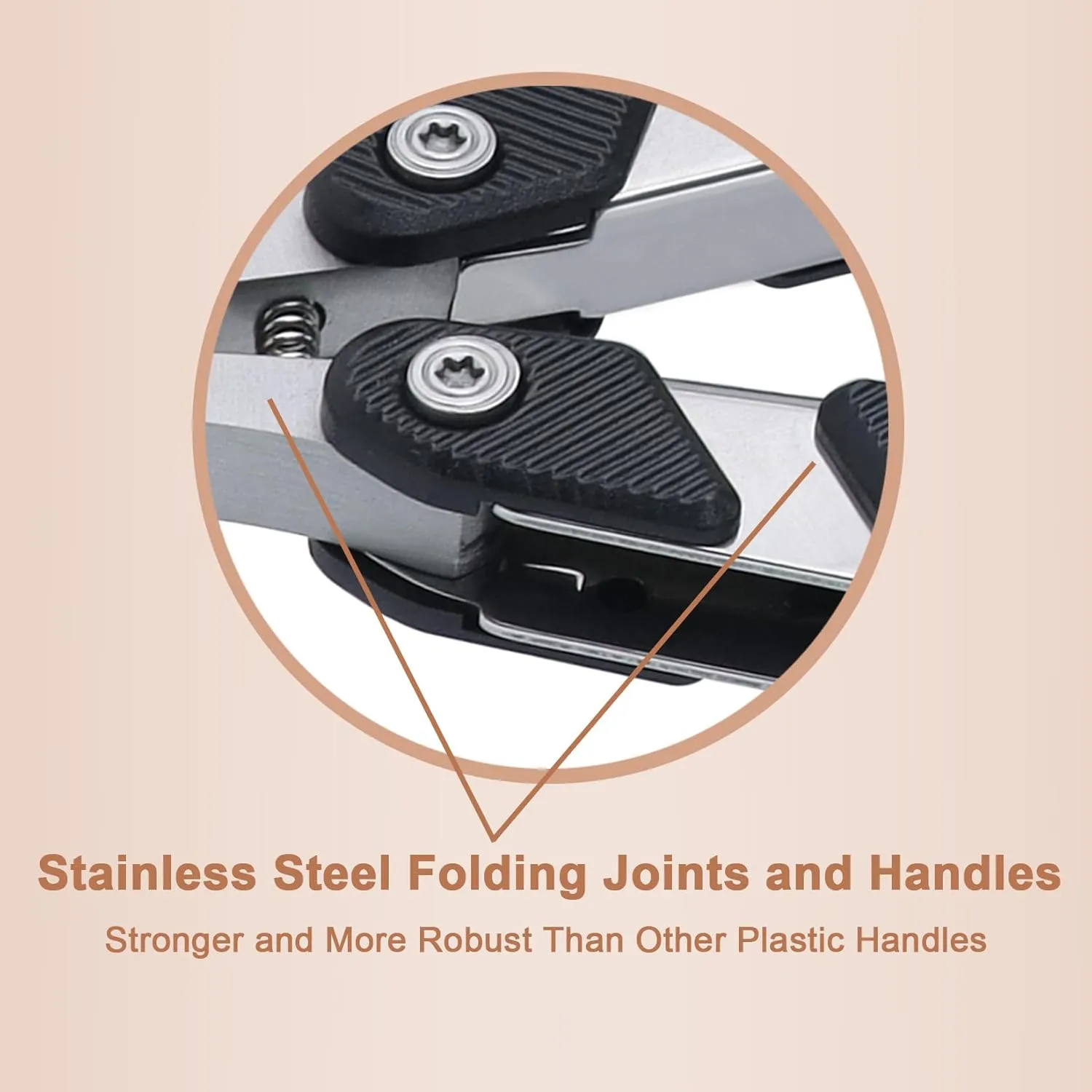 Foldable Toenail Clippers - Portable Travel Toenail Trimmer, Surgical Steel Ingrown/Thick Nail Clipper, Compact Safe Design with Anti-Slip Handle
