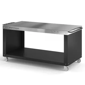 Fontana Pizza Desk Worktop on Wheels
