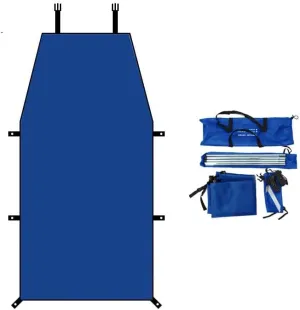 for Subaru Justy/Legacy/Levorg/Outback/Solterra/XV Camping Tarpaulin Car Awning Waterproof Hammock Rainproof Sunshade Rainproof Awning Outdoor,C Blue-S