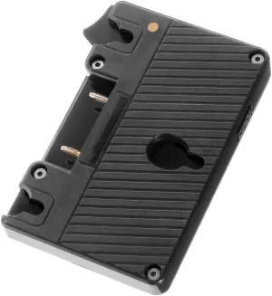 Fotga Converter Adapter Plate Mount for Anton Bauer Gold Mount Battery to V Mount Battery,with 16.8V D-Tap Output for Panasonic Camcorder Camera LED Light Camera Field Monitor
