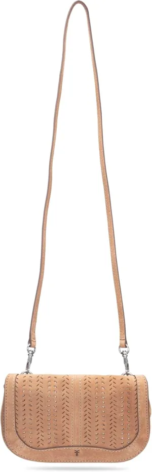 Frye Women's Stella Suede Wallet Crossbody, Beige, One Size