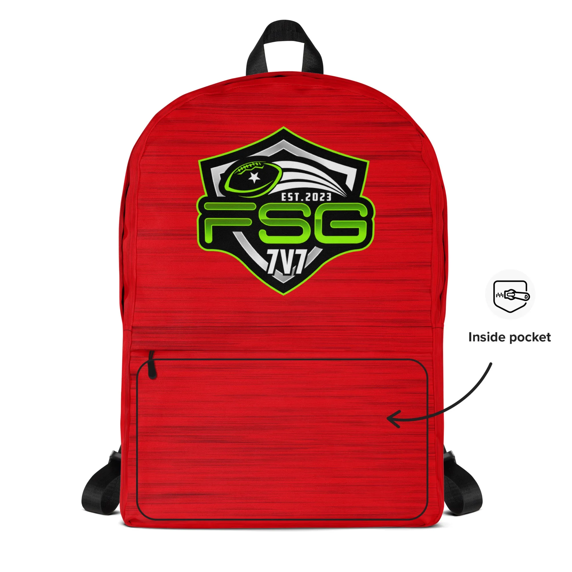 FSG Backpack - Heather Red