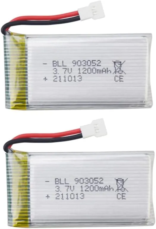 Fytoo 2PCS 3.7V 1200mah Lithium Battery for SYMA X5S X5SC X5SW X5SW-1 RC Helicopter Parts Aircraft Lithium Battery