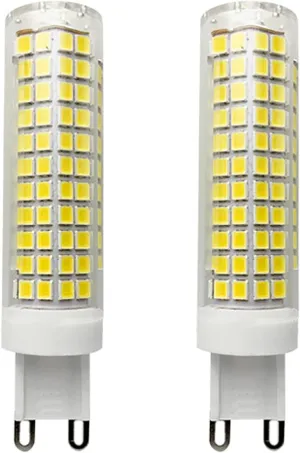 G9 LED Corn Bulb 15W Dimmable, 136 LEDs 2835 SMD Bi Pin Base，G9 Light Bulbs 1500LM Natural White 4000K AC110V-130V Lamp for Home Lighting, 2 Pack