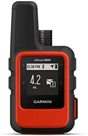 Garmin inReach Mini, Lightweight and Compact Handheld Satellite Communicator, Orange (Renewed Premium)