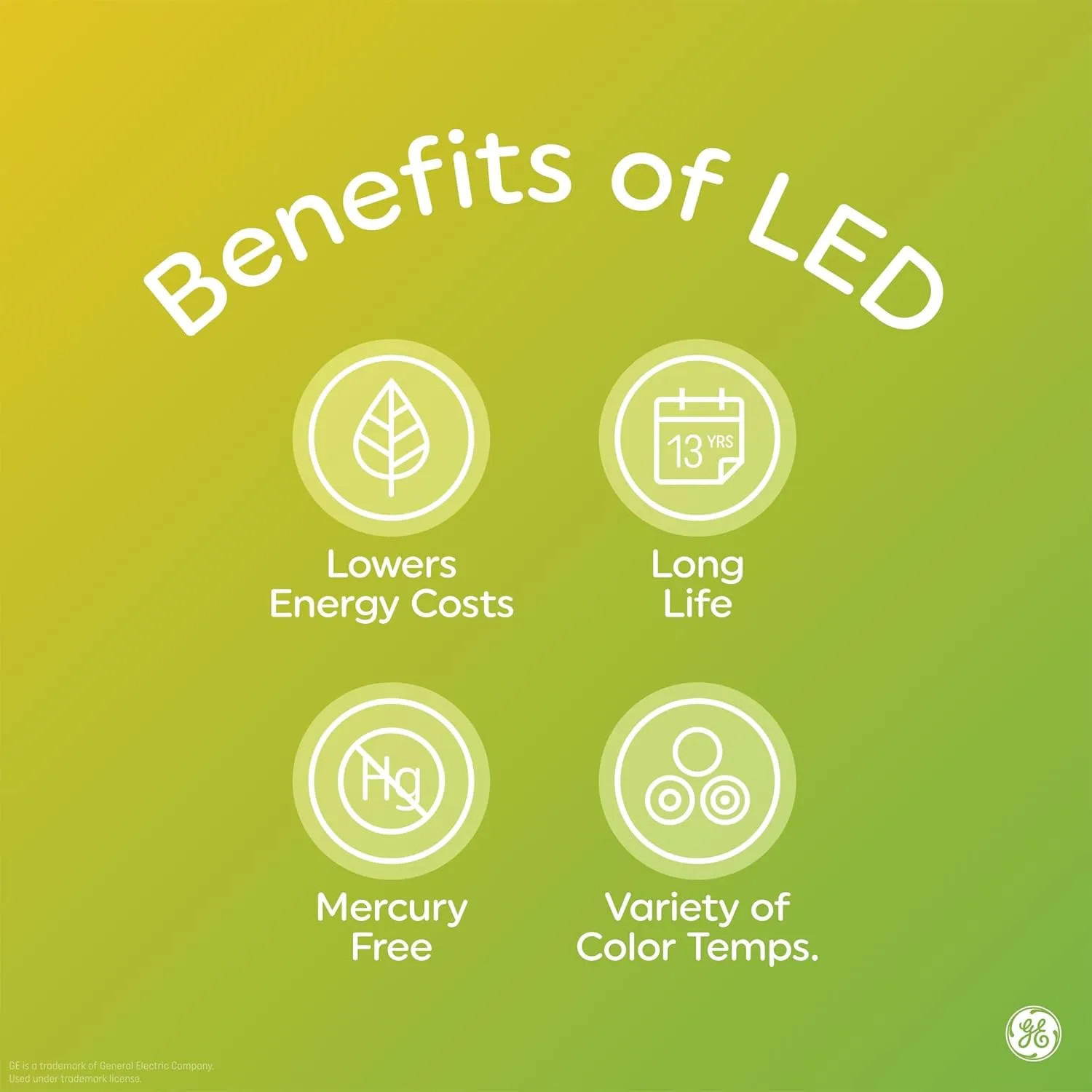 GE LED  Color Changing LED Light Bulbs with Remote, No App or Wi-Fi Required, A19 Bulbs (3 Pack)