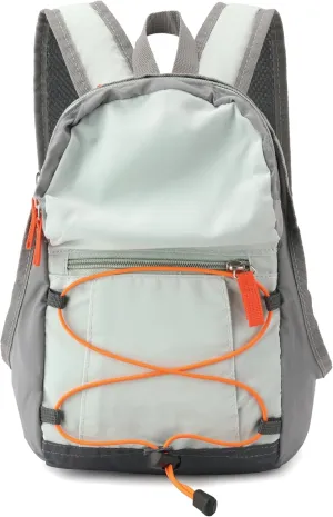 Geerlaqaly hiking backpack, suitable for both men and women, lightweight and large capacity, suitable for leisure and urban use, with reflective strips and whistle,greygreen