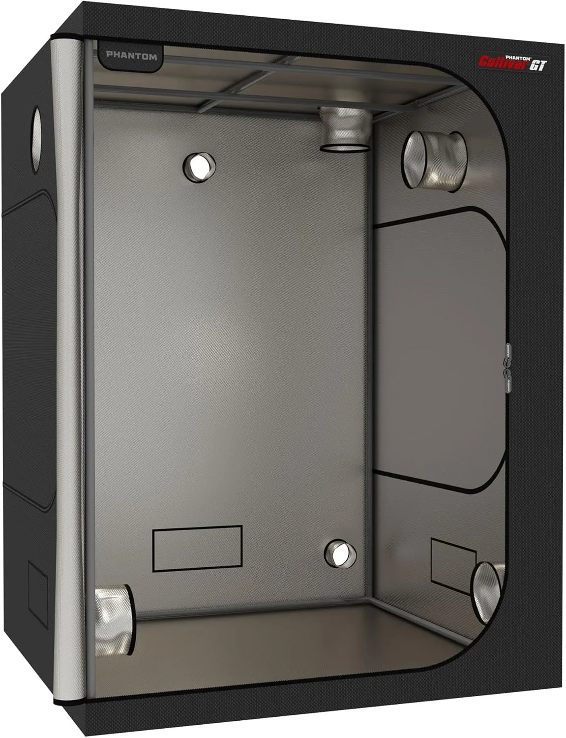 GL250 250 Watt 120 Volt LED Aluminum Grow Tent Plant Light and GT55 5 x 5 Foot All Steel Design Grow Tent with 200 Pound Capacity