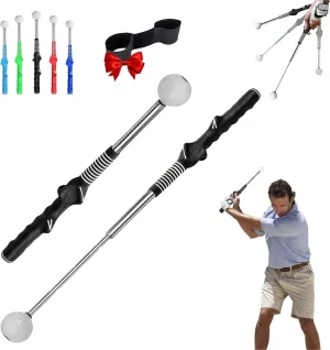 Gloryboom Telescopic Club, Retractable Golf Swing Training Aid, Golf Grip Trainer with Click Feedback, for Right-Handed and Left-Handed Golfers Home/Range Practice