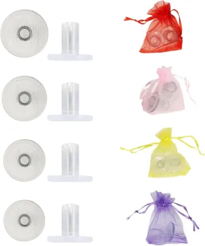 Grass High Heel Protectors for Walking on Grass and Uneven Floor, Heel Protectors for Shoes Heel caps for high Heels Heel Protectors Heel dip Plug Women's Wedding Shoes (24 Pairs 4 Sizes)