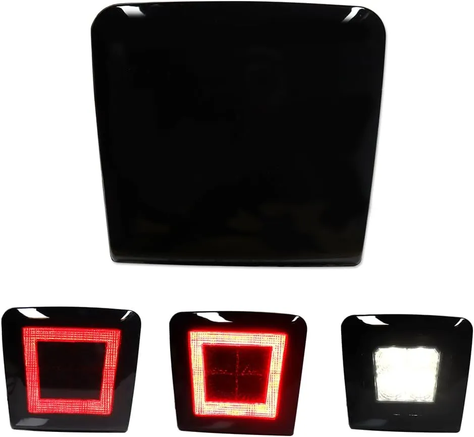 GTINTHEBOX Smoked Lens Led Rear Fog Brake Light Kit Compatible with 2009-up Nissan 370Z,13-17 Juke Nismo