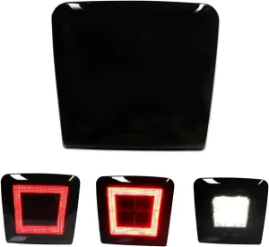 GTINTHEBOX Smoked Lens Led Rear Fog Brake Light Kit Compatible with 2009-up Nissan 370Z,13-17 Juke Nismo
