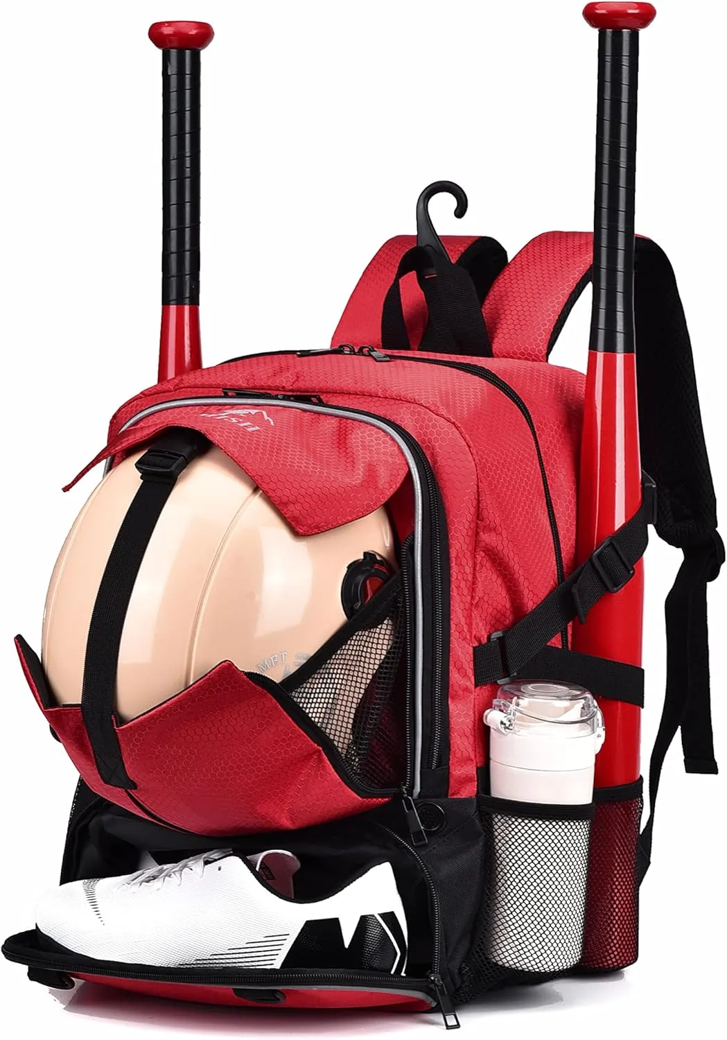 HAMISH Soccer Bag Soccer Backpack Bags for Basketball Volleyball Baseball Football with Ball Compartment and Separate Cleat