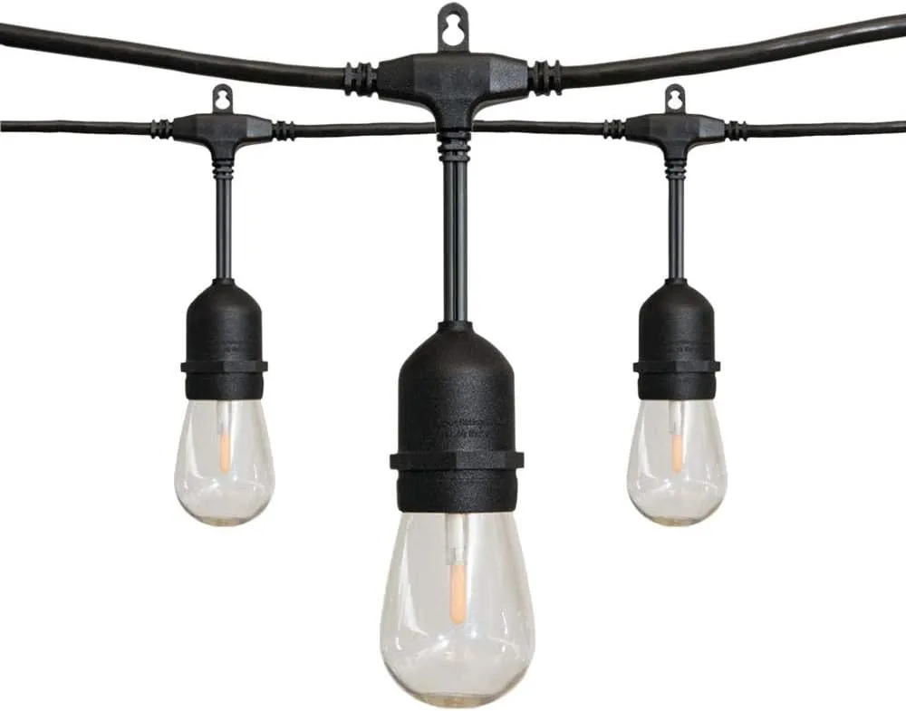 Hampton Bay 24 ft. 12-Light Filament LED String Light