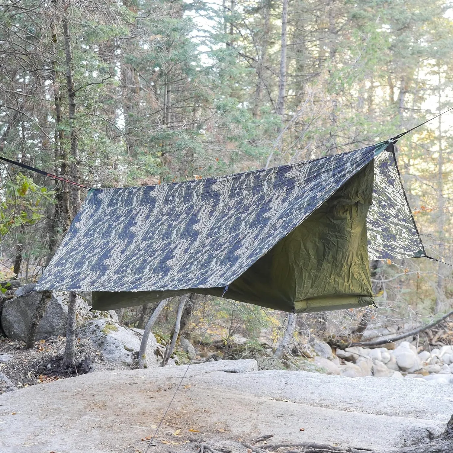 Haven Tents Lay Flat Hammock Tent - Waterproof Tent & Camping Hammock with Mosquito Net - Includes Insulated Pad and Rainfly - Haven Tent, Haven XL, Haven Safari