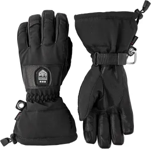Hestra Unisex Heater Gauntlet 5-Finger Gloves, Waterproof, Leather Electric Warming Alpine Ski Gloves for Men & Women