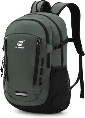 Hiking Backpack 30L Lightweight Travel Backpack Hiking Day Pack for Men Women(Green)