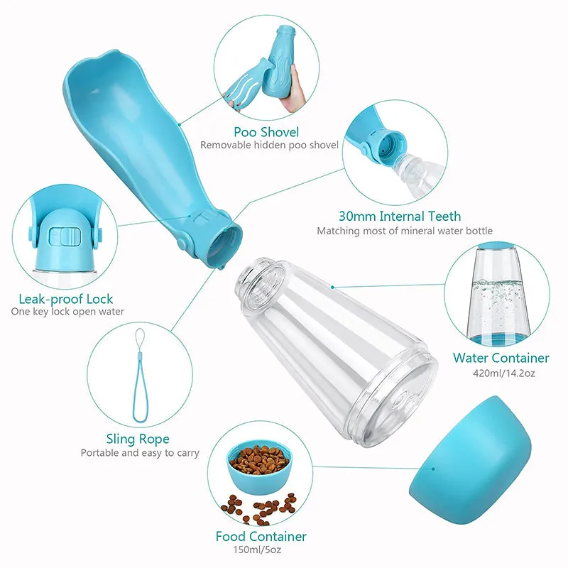Hiking Travel Portable Dog Water Bottle