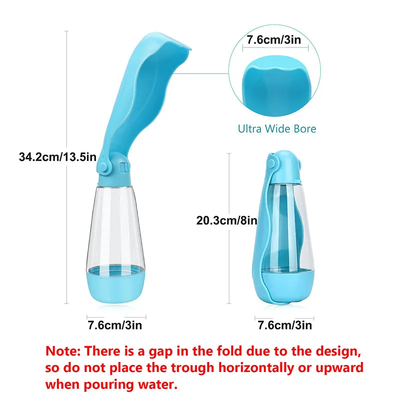 Hiking Travel Portable Dog Water Bottle