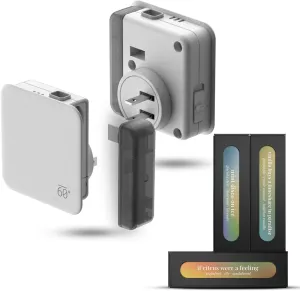 Hilary Duff Below 60 Plug In Scent Diffuser for Small Spaces, Sleek, Low-Profile Design | Home Fragrance System Starter Kit, Essential Oil Plug-Ins for Aromatherapy with 3 Nature-Inspired Scents