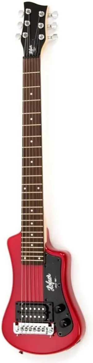 Hofner 6 String Electric Guitar, Right Handed, Red (HCTSHRO)