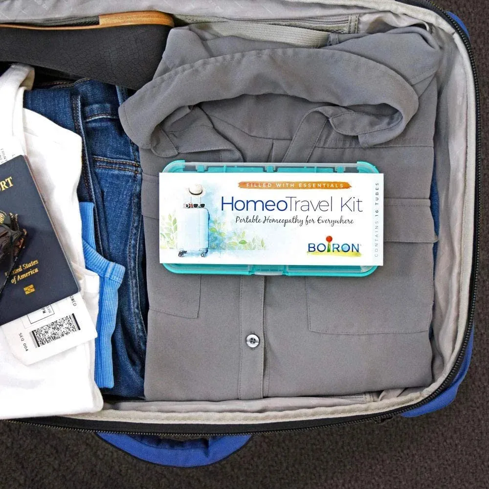 Homeopathic Travel First Aid Kit | Natural Emergency Relief Kit | TSA-Friendly Homeopathic Medicine Set