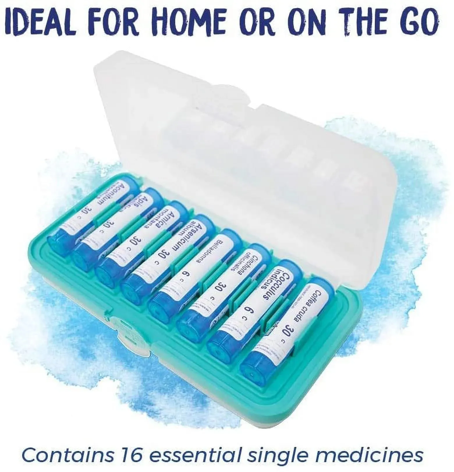 Homeopathic Travel First Aid Kit | Natural Emergency Relief Kit | TSA-Friendly Homeopathic Medicine Set