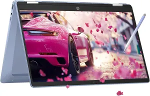 HP Chromebook x360 Laptop 2in1-14inch Touchscreen Tablet Stylus Pen - 8GB RAM - 256GB SSD - FHD Display - Intel Core i3 N305 Beat i3-1115G4 - Backlit Keyboard - USB C -School Kids - 2024
