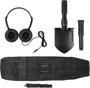 HXBER Shovels,Metal Detector Accessories Includes Headphones for Metal Detecting Collapsible Shovel and Metal Detection Bag for Beach Digging Loosening Planting