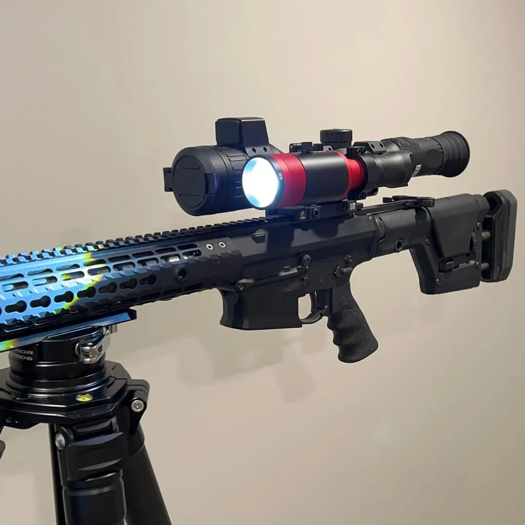 Hyperion 40 Gun Hunters Package with IR 850nm & White, Red & Green LED Light Modules, Waterproof Case and Predator Pro Mount, Long Range Light for Night Time Predator, Hog and Coyote Hunting