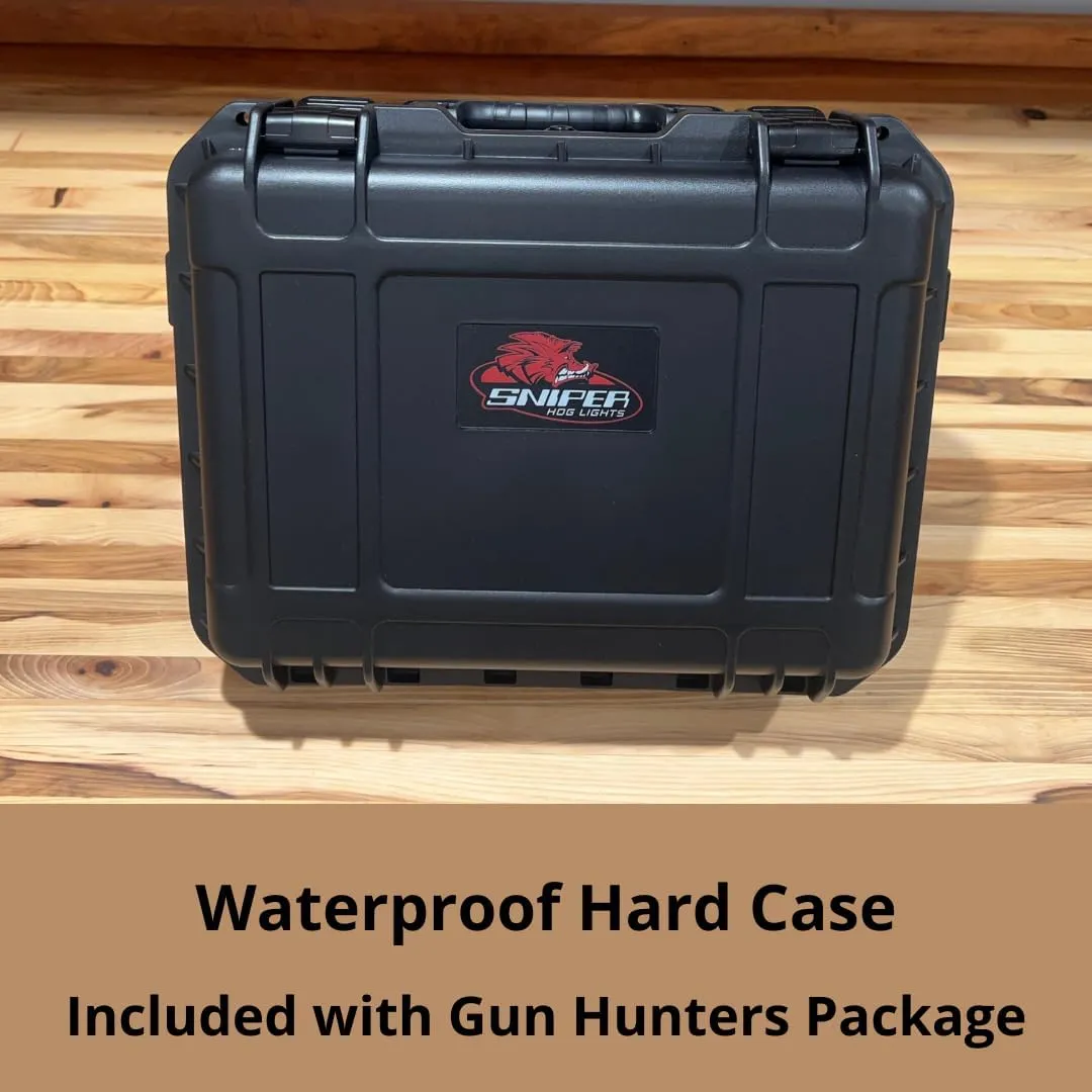 Hyperion 40 Gun Hunters Package with IR 850nm & White, Red & Green LED Light Modules, Waterproof Case and Predator Pro Mount, Long Range Light for Night Time Predator, Hog and Coyote Hunting