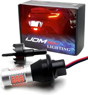 iJDMTOY 27-SMD Brilliant Red LED Lighting Kit Compatible with Nissan 2009-2021 370Z, 2013-2016 Juke Nismo Version Rear Fog Light