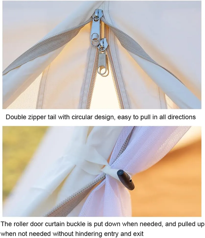 Indian Tent Outdoor Family Camping Tent 3-4 People Tribal Style Pyramid Tent Indoor Children's Tent