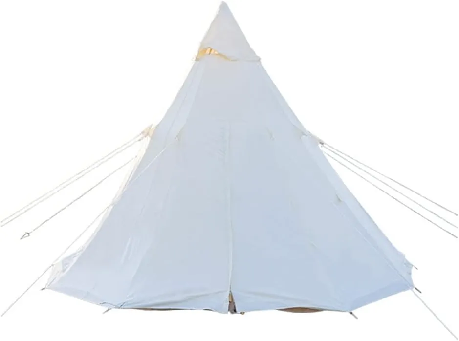 Indian Tent Outdoor Family Camping Tent 3-4 People Tribal Style Pyramid Tent Indoor Children's Tent
