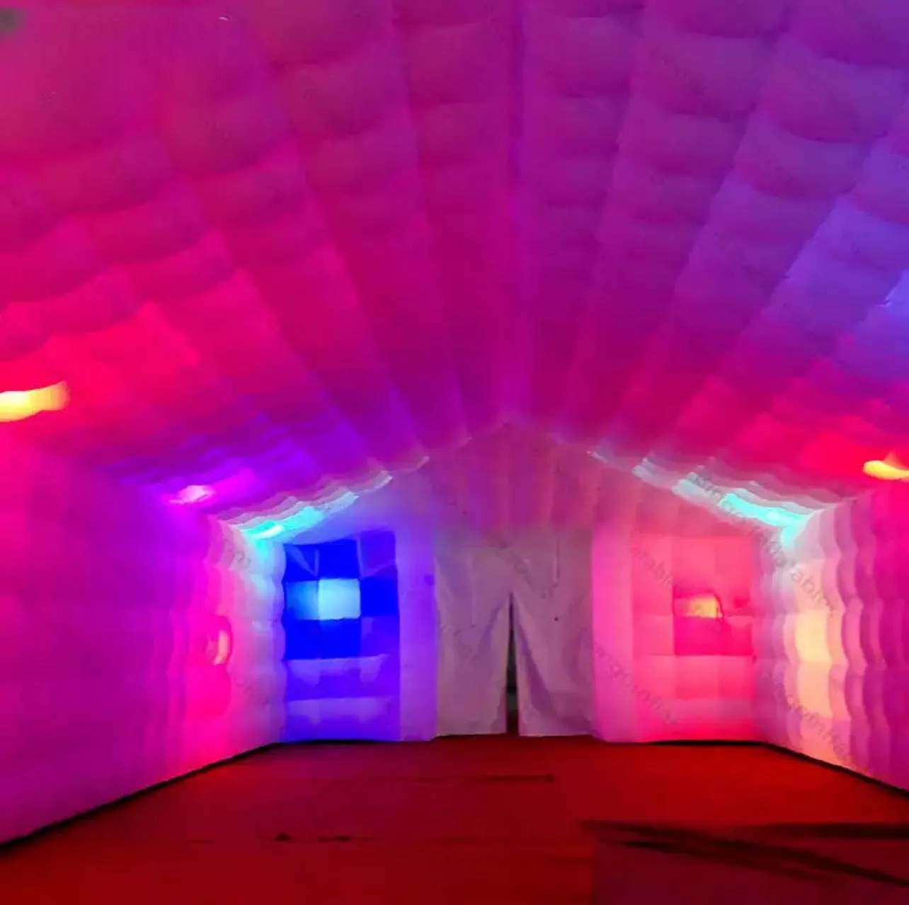 Inflatable Cube Tent with LED Lights