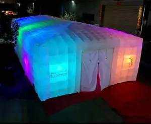 Inflatable Cube Tent with LED Lights
