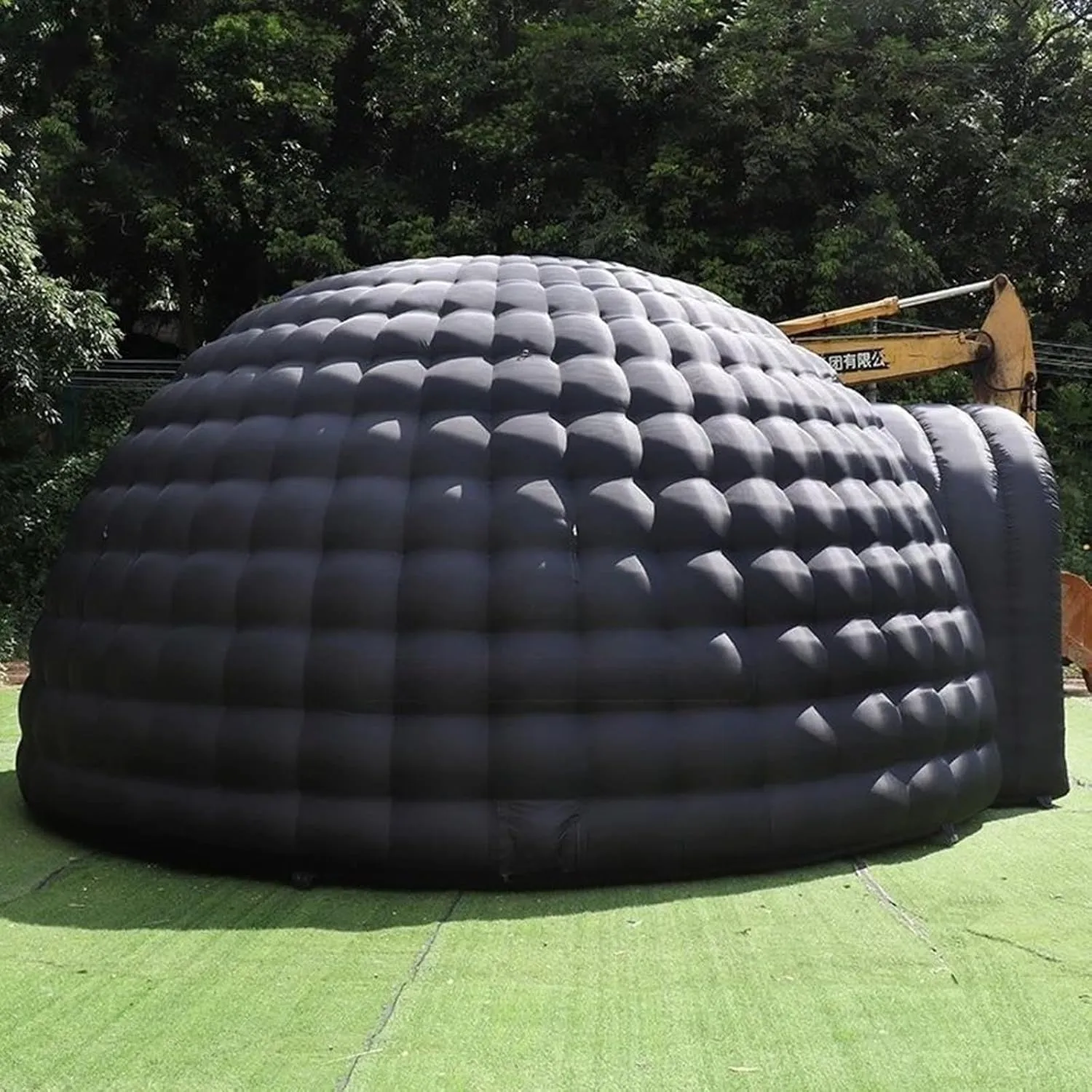 Inflatable Igloo Dome Tent Outdoor Portable Dome Tent Built-in RGB Light