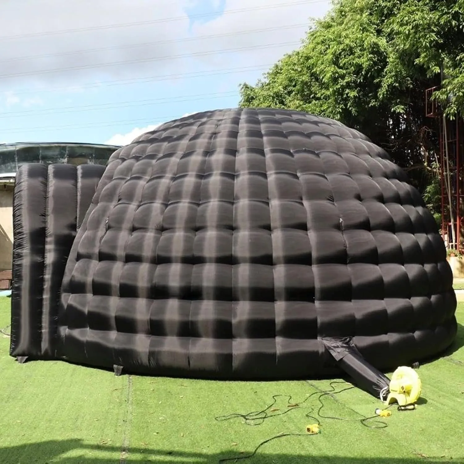 Inflatable Igloo Dome Tent Outdoor Portable Dome Tent Built-in RGB Light