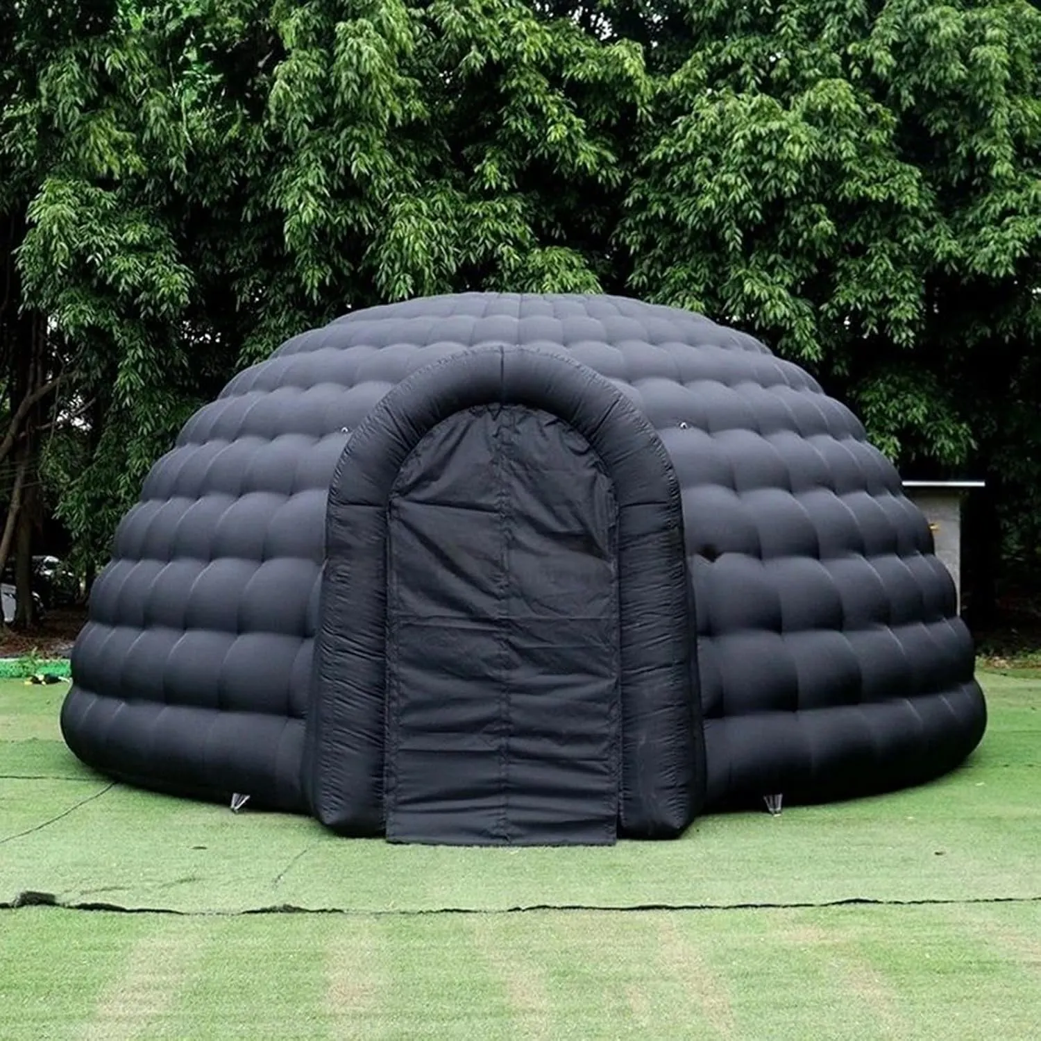 Inflatable Igloo Dome Tent Outdoor Portable Dome Tent Built-in RGB Light
