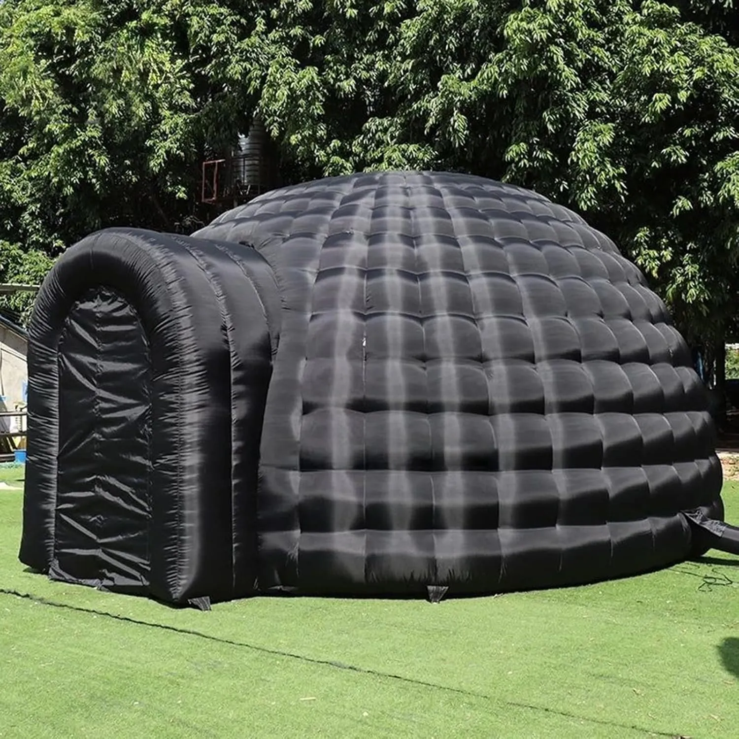 Inflatable Igloo Dome Tent Outdoor Portable Dome Tent Built-in RGB Light