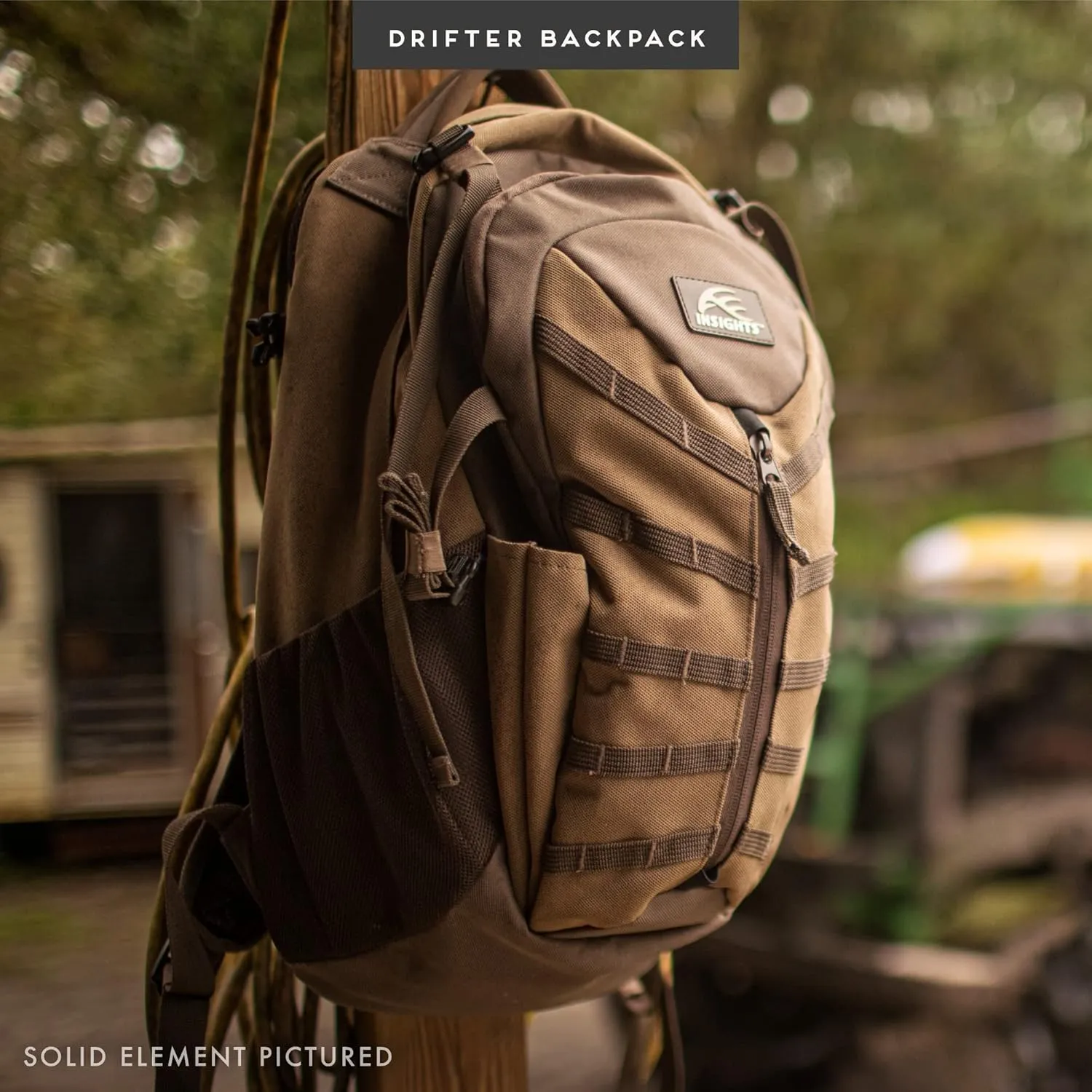 Insights Hunting by frogg toggs - The Drifter Backpack, Small, Lightweight Camo Hunting Day Pack, Mossy Oak DNA