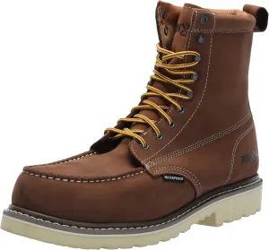 Iron Age Mens Solidifier 8 Inch Waterproof Composite Toe Work Safety Shoes Casual - Brown
