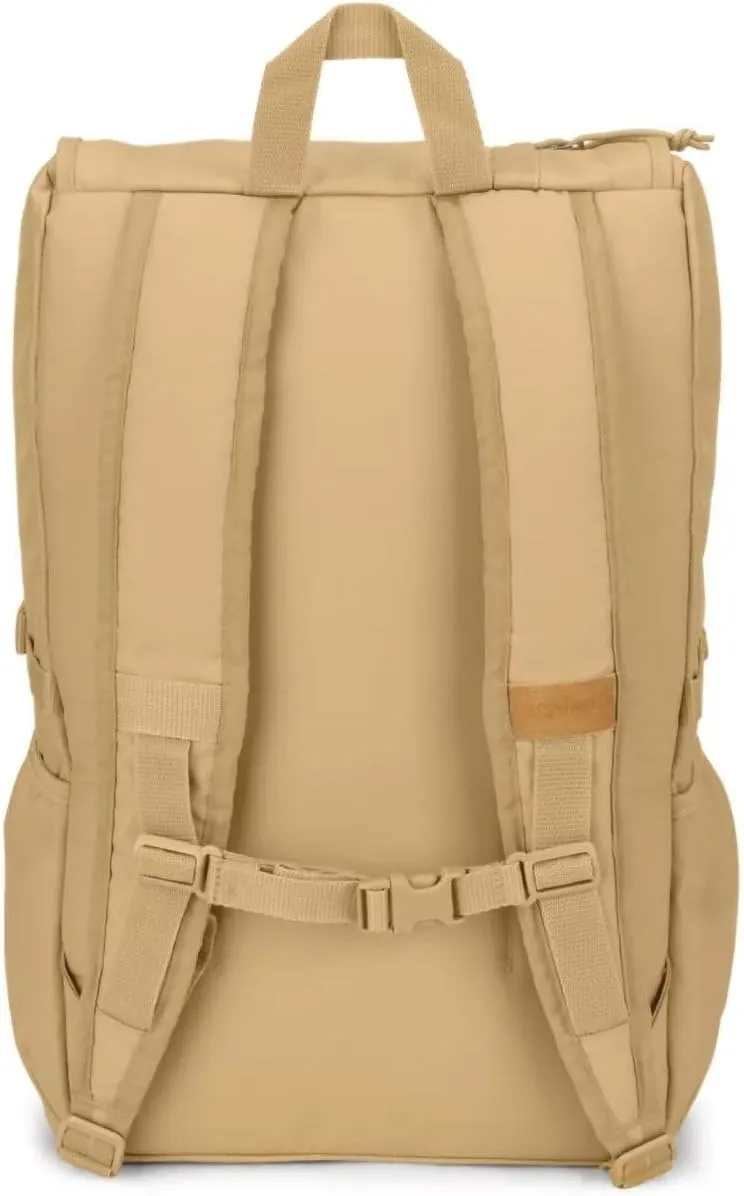 JanSport Hatchet Backpack – 15-inch Padded Laptop Compartment, Dual Water Bottle Pockets, Side Compression Straps, Curry