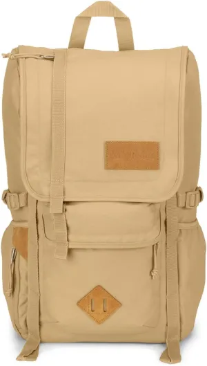 JanSport Hatchet Backpack – 15-inch Padded Laptop Compartment, Dual Water Bottle Pockets, Side Compression Straps, Curry
