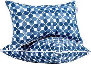 JMGBird Outdoor Lumbar Pillows Waterproof Set of 2 Outdoor Pillows with Insert Included 12×20 Inch Outdoor Pillow for Patio Furniture