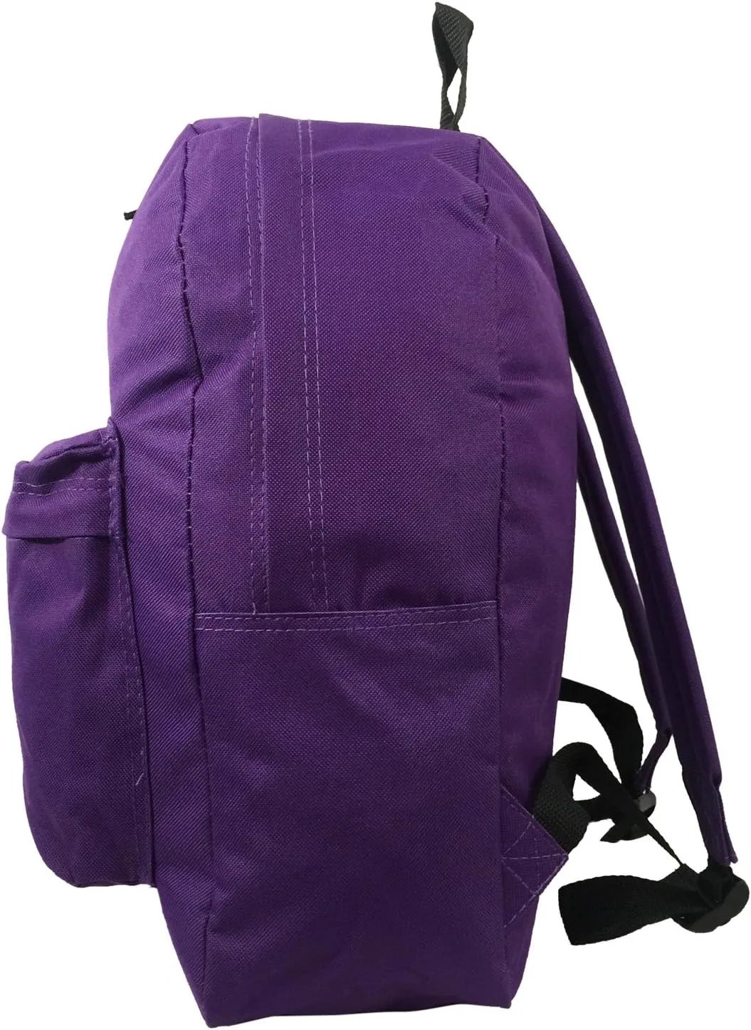 K-Cliffs 16inch Simple/Basic Backpack Book bag Purple